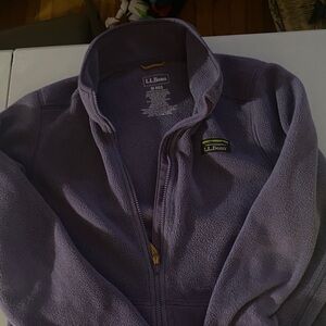 L.L. Bean Lavender Fleece Jacket